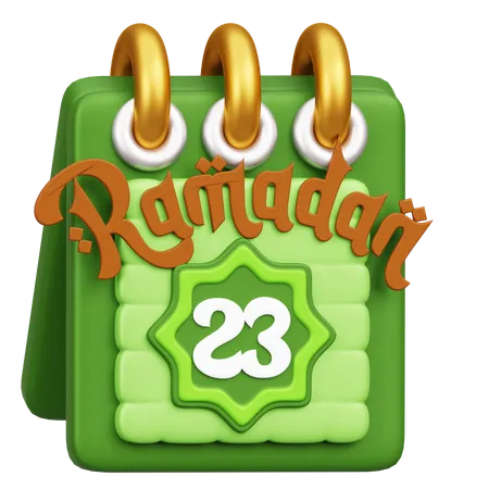 Ramadan-Kalender  3D Icon