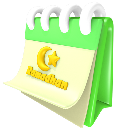 Ramadan-Kalender  3D Illustration