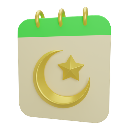 Ramadan-Kalender  3D Illustration