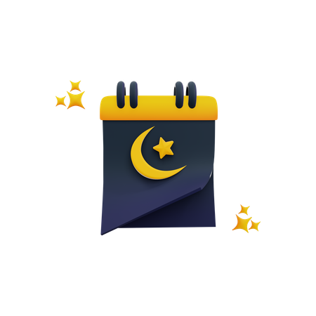 Ramadan-Kalender  3D Icon