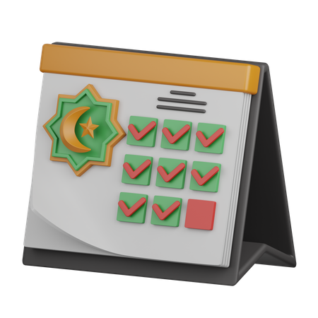 Ramadan-Kalender  3D Icon