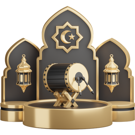 Ramadan Kareem  3D Icon