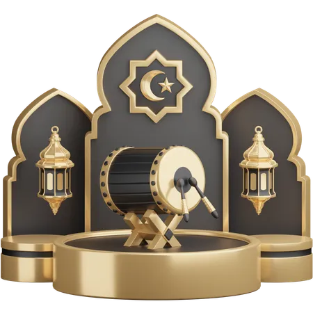 Ramadan Kareem  3D Icon