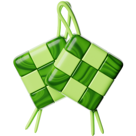 Ramadan Ketupat  3D Icon