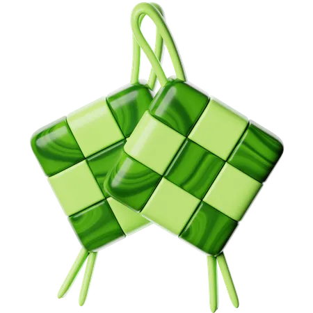 Ramadan Ketupat  3D Icon