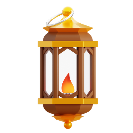 Ramadan Lantern  3D Icon