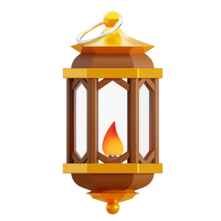 Ramadan Lantern  3D Icon