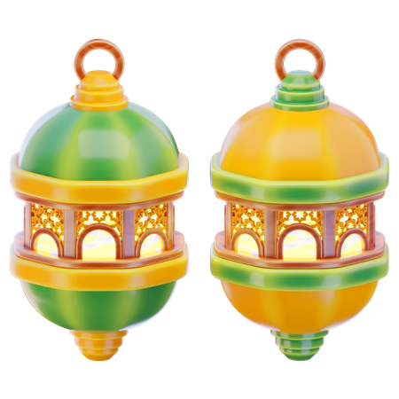 Ramadan Lantern  3D Icon