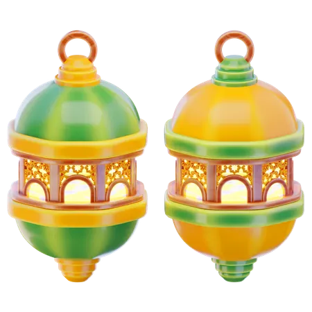 Ramadan Lantern  3D Icon