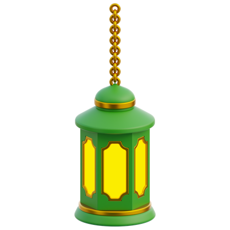 Ramadan Lantern  3D Icon