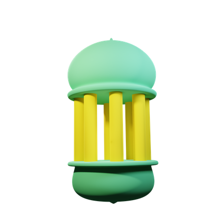 Ramadan Lantern  3D Illustration