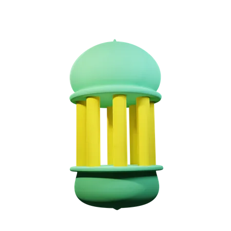 Ramadan Lantern  3D Illustration