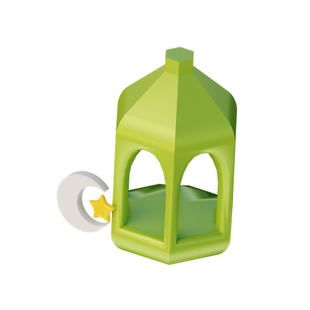 Ramadan Lantern  3D Illustration