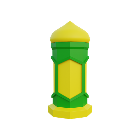 Ramadan Lantern 3D Icon