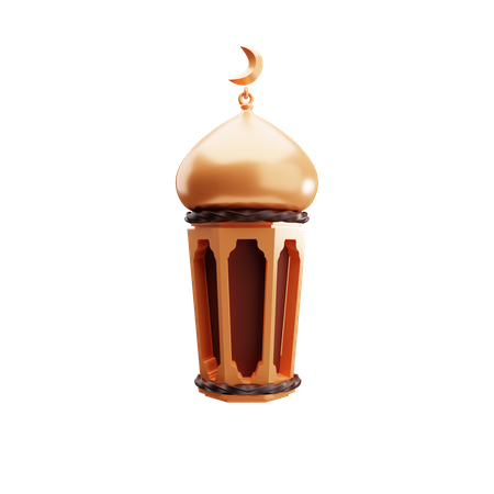 Ramadan lantern 3D Illustration