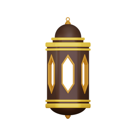 Ramadan Lantern 3D Illustration