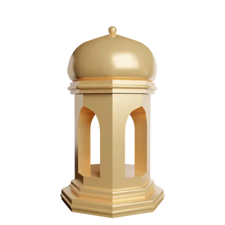 Lantern Of Ramadan Month 3D Illustration