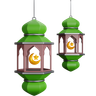 ramadan lanterns emoji 3d
