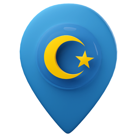 Localização do Ramadã  3D Icon