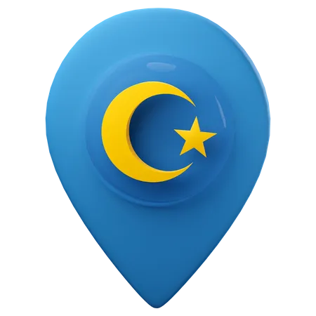 Ramadan Location  3D Icon