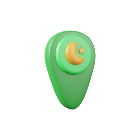 Ramadan Location  3D Icon