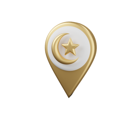 Ramadan Location 3D Illustration