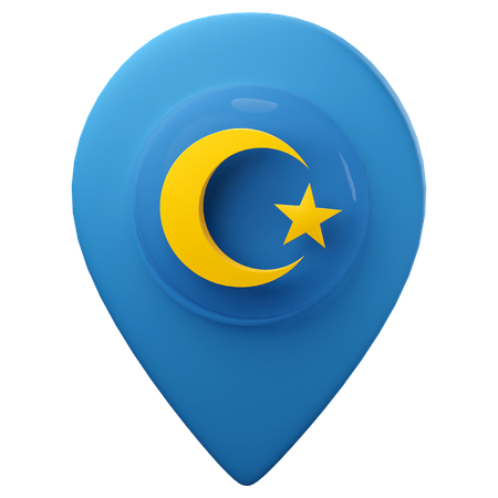 Ramadan Location 3D Icon
