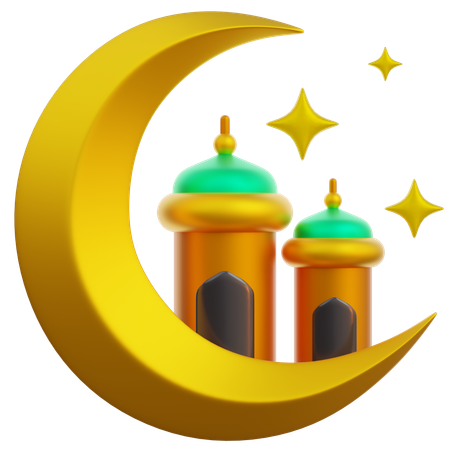 Lua do Ramadã  3D Icon