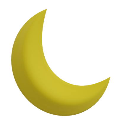 Luna de ramadán  3D Icon