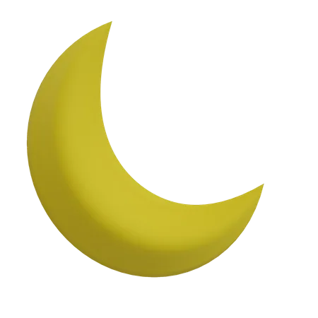 Luna de ramadán  3D Icon