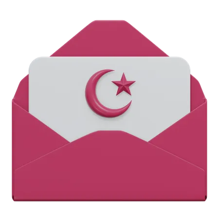 Ramadan Message  3D Icon