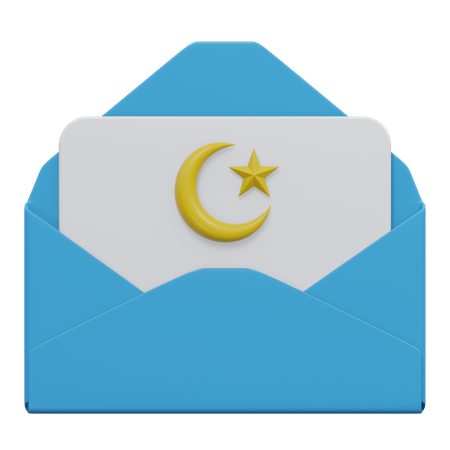 Ramadan-Nachricht  3D Icon