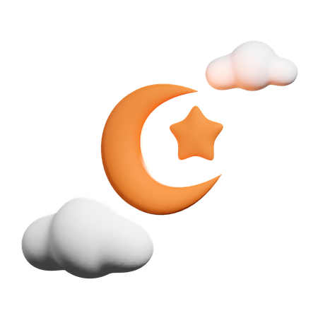 Ramadan Nacht  3D Icon