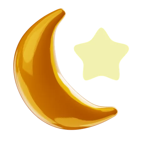 Nuit de ramadan  3D Icon