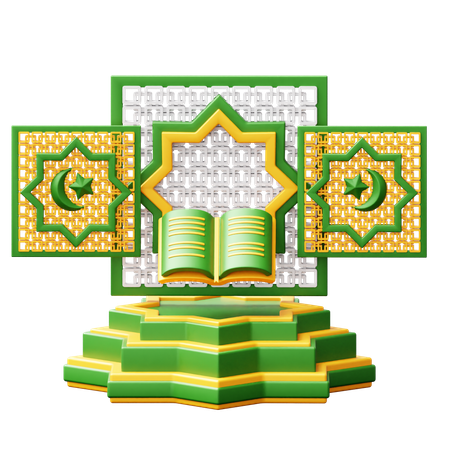 Podio de Ramadán  3D Icon