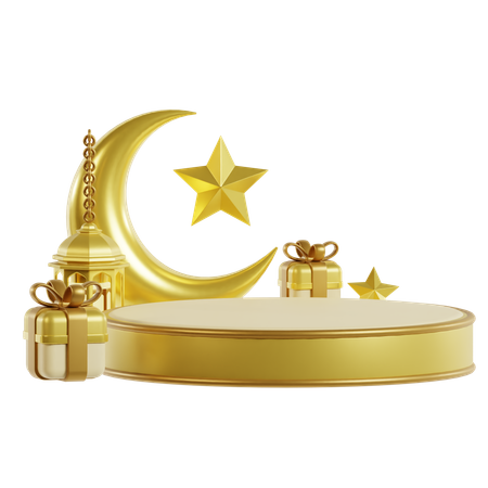 Podio de Ramadán  3D Icon