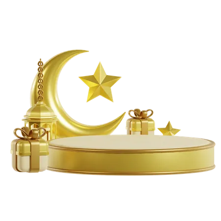 Podio de Ramadán  3D Icon