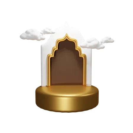 Podio de Ramadán  3D Icon