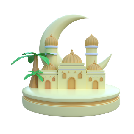 Podio de Ramadán  3D Icon