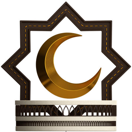 Podio de Ramadán  3D Icon