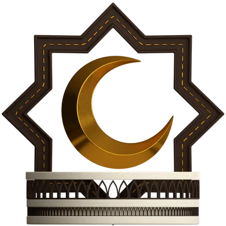 Podio de Ramadán  3D Icon