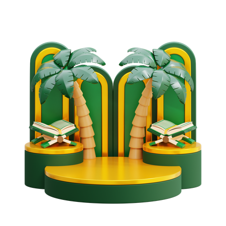 라마단 연단  3D Icon