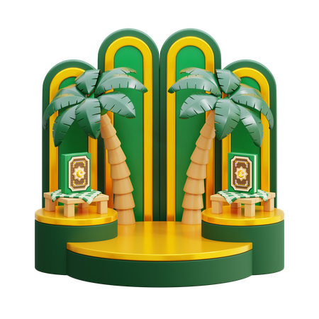 라마단 연단  3D Icon