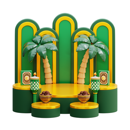 라마단 연단  3D Icon