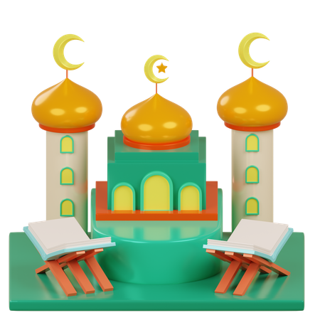 Pódio do Ramadã  3D Icon