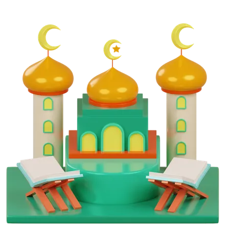 Pódio do Ramadã  3D Icon