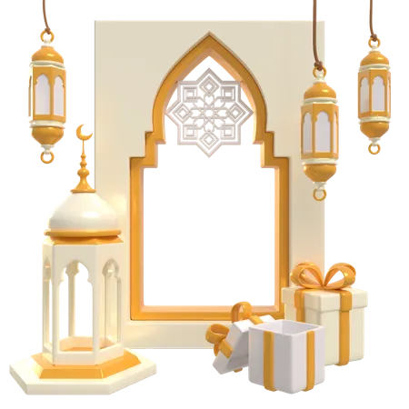 Ramadan Podium  3D Icon