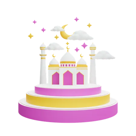 Ramadan Podium  3D Icon