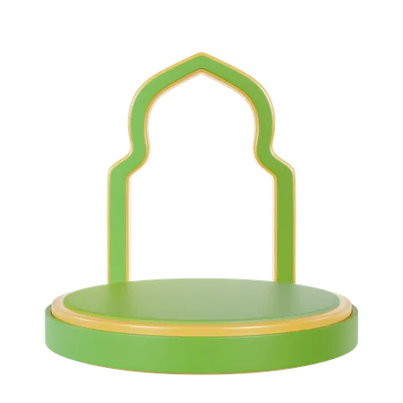 Ramadan Podium  3D Icon