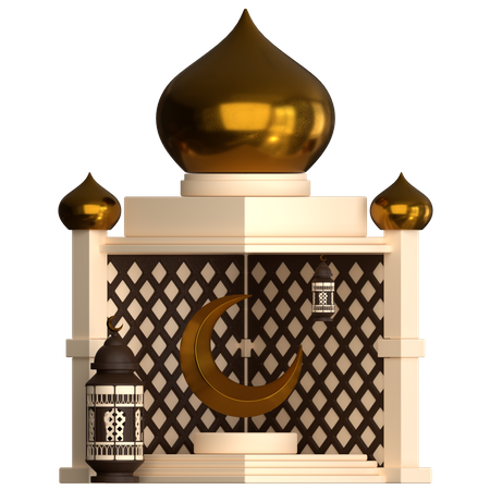 Ramadan Podium  3D Icon